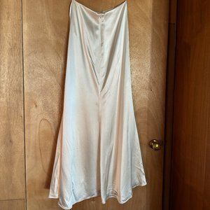 Reformation White Silk Maxi Skirt (Bridal)